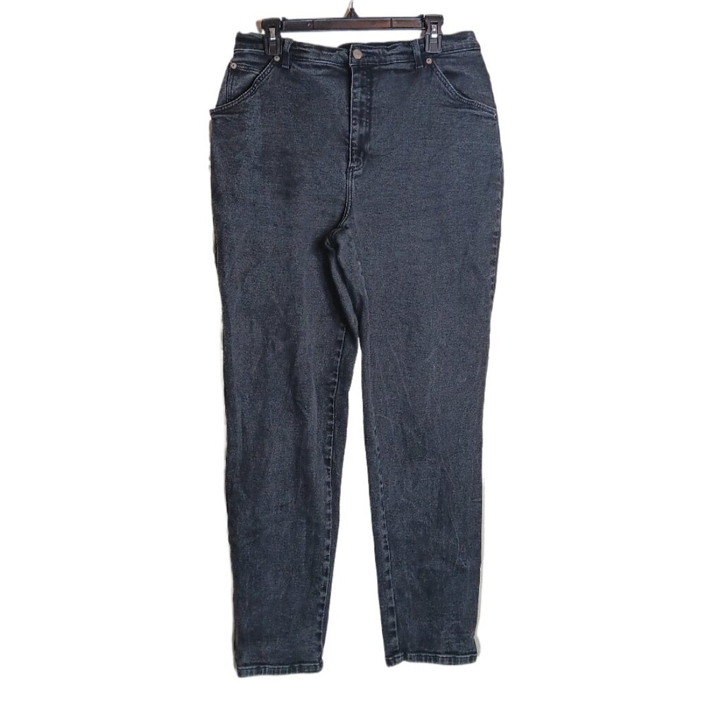 Just My Size Skinny Jeans Womens 18W/31 Black High Rise Curvy Stretch Denim
